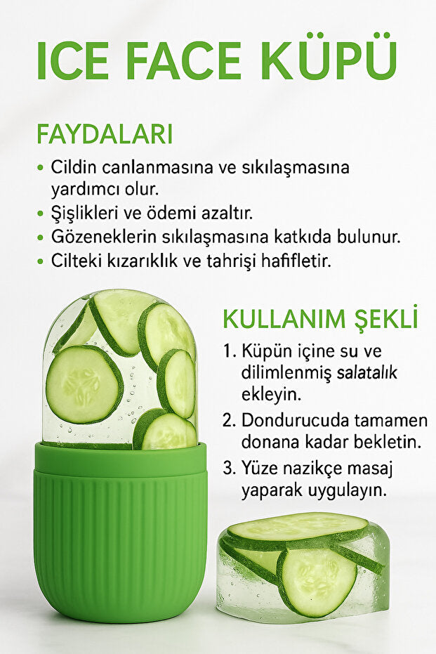 Göz Torbalarını Gideren Silikon Buz Kalıbı- Daysun